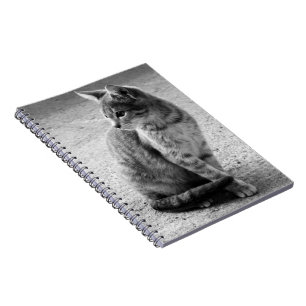 Caderno Espiral Notebook preto e branco