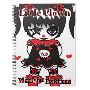 Caderno Espiral Notebook Princesa Pequeno Palhaço