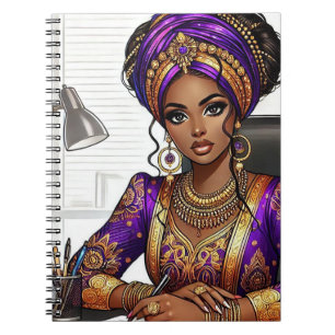 Caderno Espiral Notebook princesa roxa