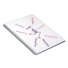 Notebook Púrpura, Rosa, roxo e personalizado