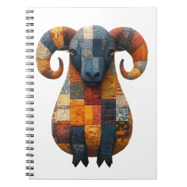 Caderno Espiral Notebook Ram de Patchwork