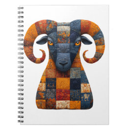 Caderno Espiral Notebook Ram de Patchwork