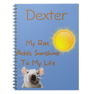 Caderno Espiral Notebook Rat Personalizado