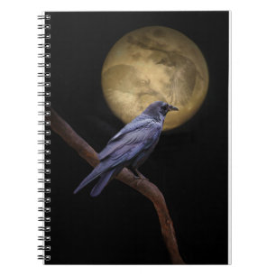 Caderno Espiral Notebook Raven e Moon Jouring
