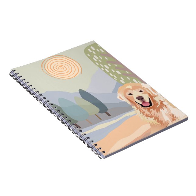 Caderno Espiral Notebook RECUPERADOR DE ouro (Lado Direito)