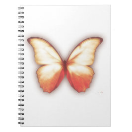 Caderno Espiral Notebook Red Butterfly