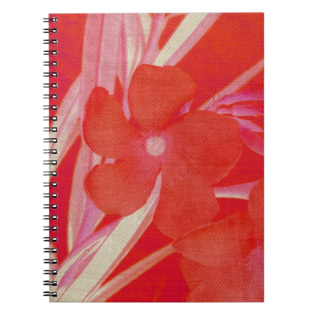 Caderno Espiral Notebook Red Flower (Frente)