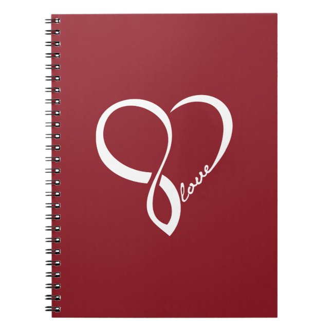 Caderno Espiral Notebook Red Love Heart (Frente)