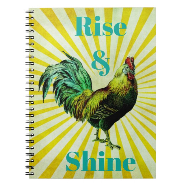 Caderno Espiral Notebook Rise and Shine (Frente)
