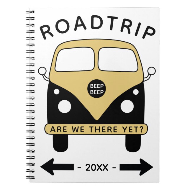 Caderno Espiral Notebook Roadtrip (Frente)
