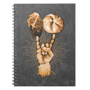 Caderno Espiral Notebook Rock and Roll