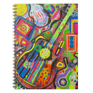 Caderno Espiral Notebook ROCK nos EUA