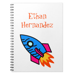 Caderno Espiral Notebook Rocket