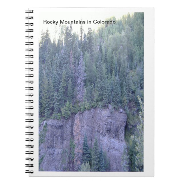 Caderno Espiral Notebook Rocky Mountain Photo (Frente)