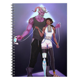 Caderno Espiral Notebook Rohn e Nakia