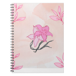 Caderno Espiral notebook rosa