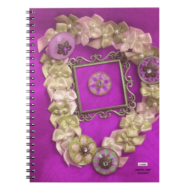 Caderno Espiral Notebook roxo (Frente)