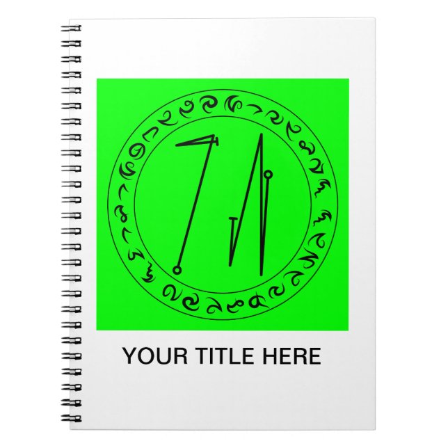 Caderno Espiral Notebook Rune Spiral (Frente)