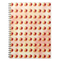 Notebook Rustic Watercolor Apple Standard Spiral