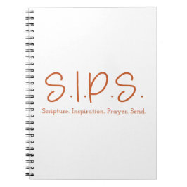 Caderno Espiral Notebook S.I.P.S. - Laranja