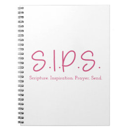 Caderno Espiral Notebook S.I.P.S. - Rosa