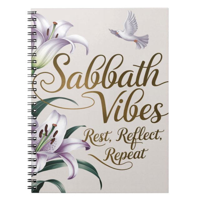 Caderno Espiral Notebook Sabbath Vibes (Frente)
