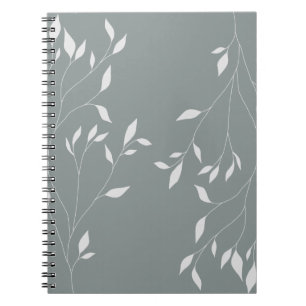 Caderno Espiral Notebook Sage Green Nature de volta à escola