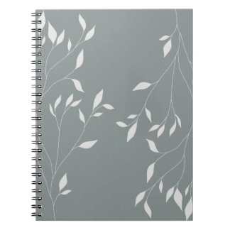 Caderno Espiral Notebook Sage Green Nature de volta à escola