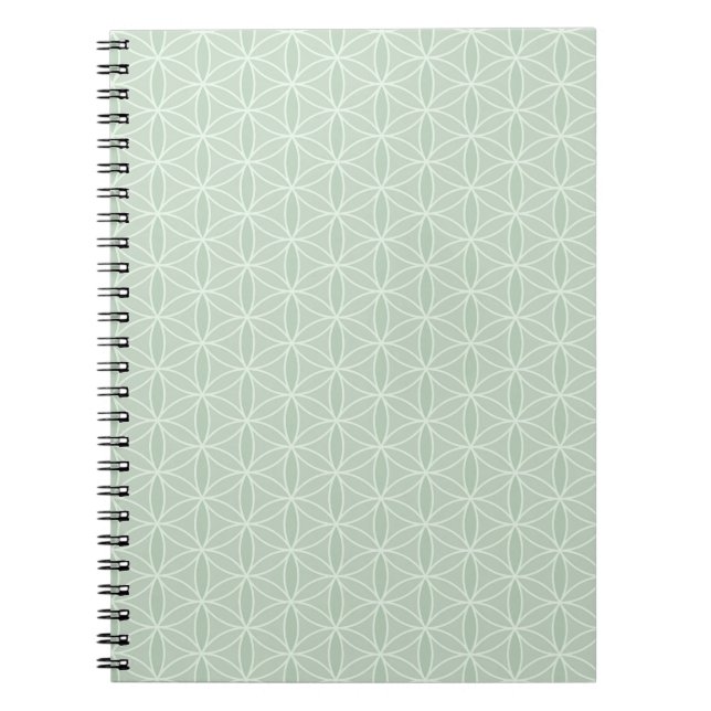 Caderno Espiral Notebook Sage Green Tree of Life (Frente)