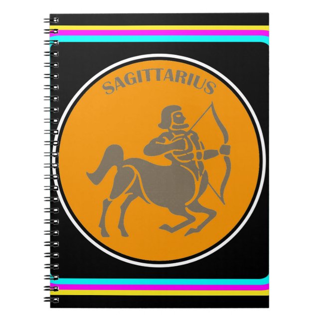 Caderno Espiral Notebook Sagittarius (Frente)