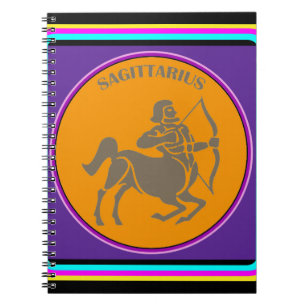 Caderno Espiral Notebook Sagittarius