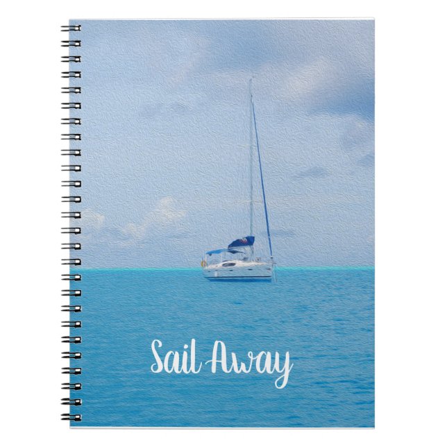 Caderno Espiral Notebook Sail Away (Frente)