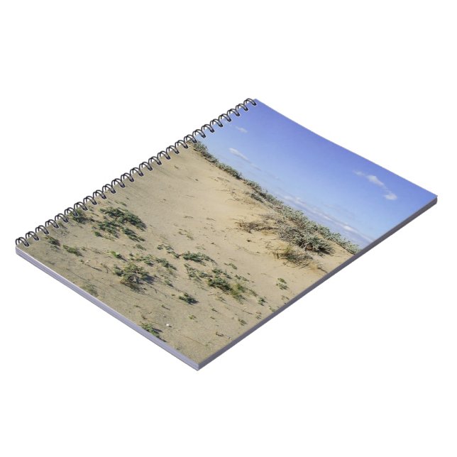 Caderno Espiral Notebook Sand Dunes Beach (Left Side)