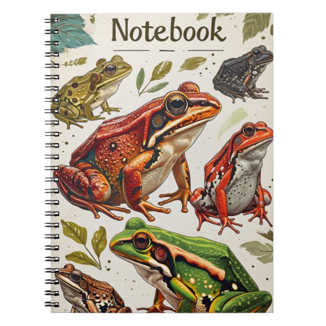 Caderno Espiral Notebook Sapo Vintage (Frente)