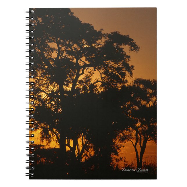 Caderno Espiral Notebook Savannah Sunset (Frente)