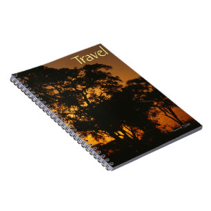 Caderno Espiral Notebook Savannah Sunset Viagem