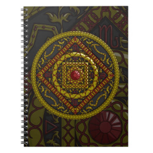 Caderno Espiral Notebook Scorpio Mandala