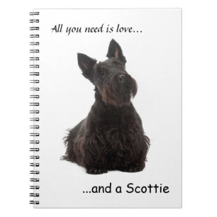 Caderno Espiral Notebook Scottie Love