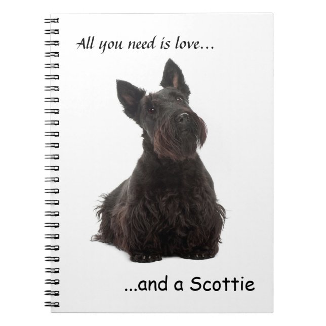Caderno Espiral Notebook Scottie Love (Frente)
