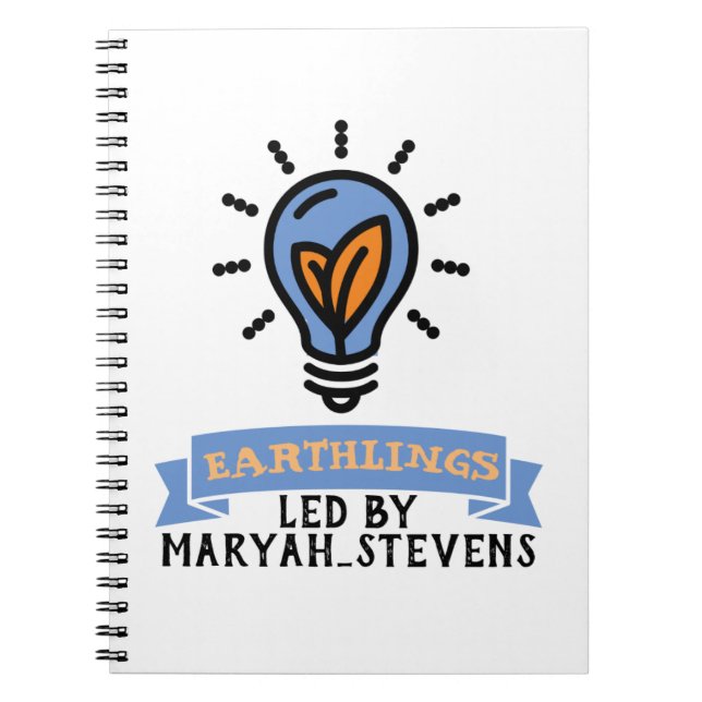 Caderno Espiral Notebook Scrimo Team Earthling (Frente)