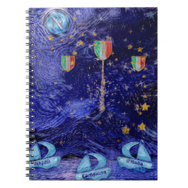 Caderno Espiral Notebook Scudetto Napoli Spiral