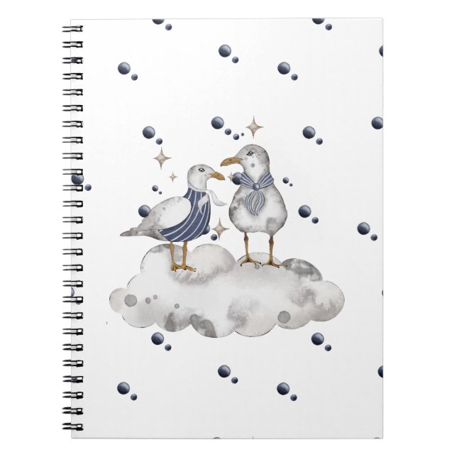 Caderno Espiral Notebook Seagull Adventure Baby Collection (Frente)