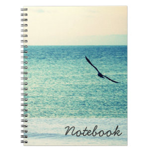 Caderno Espiral Notebook Seagulls