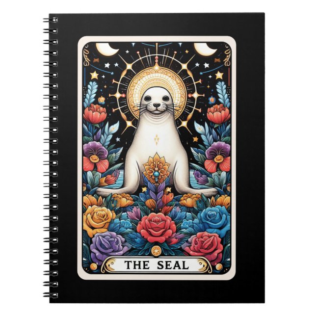 Caderno Espiral Notebook Seal Spirit Tarot Card (Frente)