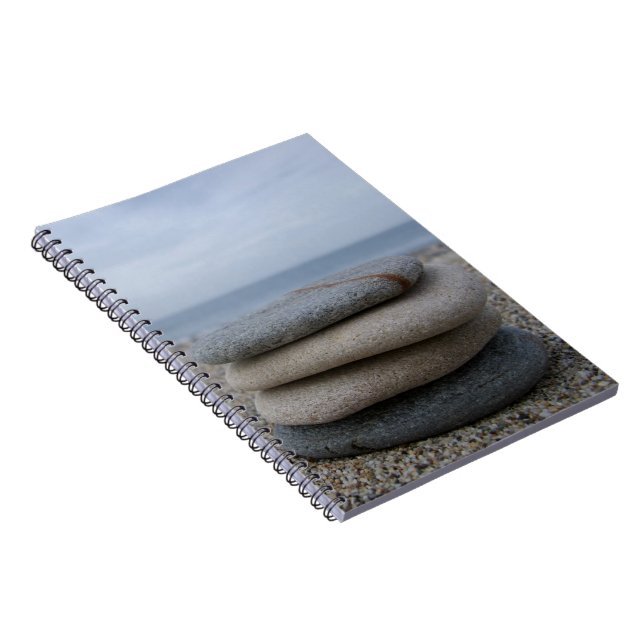 Caderno Espiral Notebook Seaside Pebbles (Lado Direito)