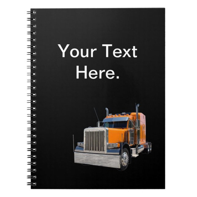 Caderno Espiral Notebook Semi Truck Spiral (Frente)