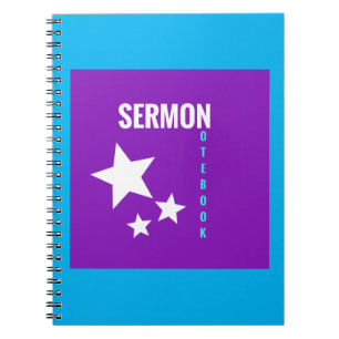 Caderno Espiral Notebook Sermon Simples Para Escrever