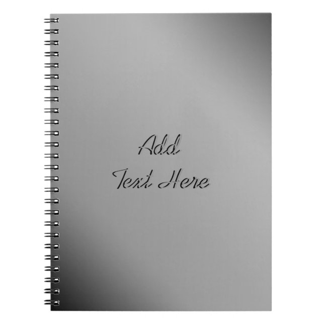 Caderno Espiral Notebook Silver Silk Personalizado (Frente)