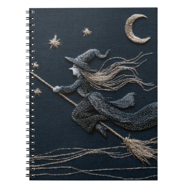 Caderno Espiral Notebook Silver Witch Moonlit Sky (Frente)
