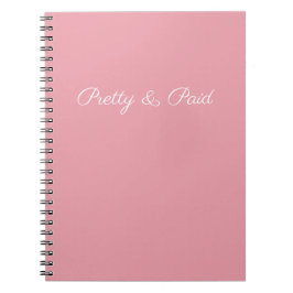 Caderno Espiral Notebook simples Bonito e pago pequeno